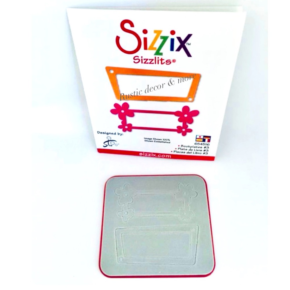 Sizzix Sizzlits Retired Bookplates #3